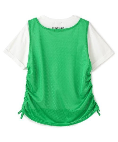 by LOVEiT(バイラビット)の「メッシュロングTシャツセット(アンサンブル・キッズ・ブラック/パープル/グリーン・120cm/130cm/140cm/150cm/160cm)」の11枚目の写真