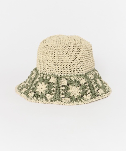 SMELLY（スメリー）の「クロシェモチーフペーパーハット（ハット・レディース・ブラック系その他/ホワイト系その他・-）」の8枚目の写真