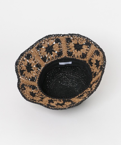 SMELLY（スメリー）の「クロシェモチーフペーパーハット（ハット・レディース・ブラック系その他/ホワイト系その他・-）」の10枚目の写真