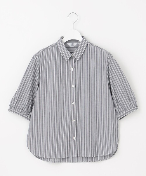 J.PRESS(ジェイプレス)の「【洗える】BEZ 空羽ストライプ シャツ ブラウス(シャツ/ブラウス・レディース・ピーコックグリーン系1/ホワイト系1/ピンク系1/ネイビー系1・T15/T13)」の14枚目の写真