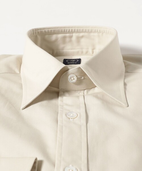 BEAMS F(ビームスエフ)の「コットン ポプリン レギュラーカラーシャツ(シャツ/ブラウス・メンズ・ベージュ・43/41/40/39/38/37/42)」の3枚目の写真