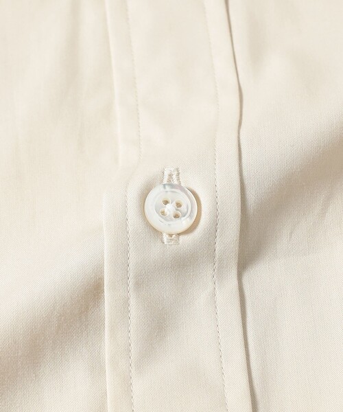 BEAMS F(ビームスエフ)の「コットン ポプリン レギュラーカラーシャツ(シャツ/ブラウス・メンズ・ベージュ・43/41/40/39/38/37/42)」の7枚目の写真