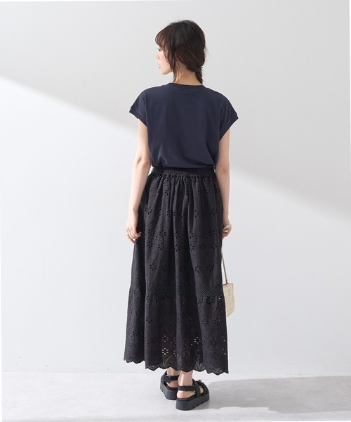 Anthropology アンソロポロジー 刺繍スカート Anthropology アンソロポロジー 刺繍スカート