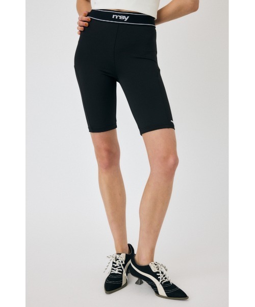 MOUSSY（マウジー）の「MSY BIKER ショーツ（その他パンツ・レディース・ブラック/ネイビー・FREE）」の4枚目の写真