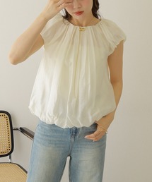 LAULEN（ローレン）の「linen gather balloon blouse /リネン ギャザー