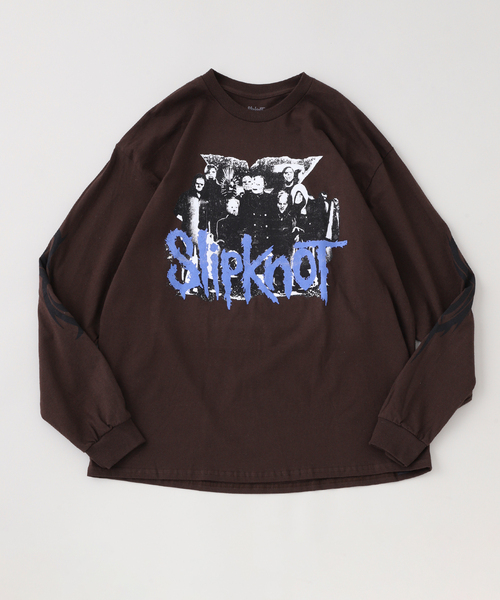 PLEASURES（プレジャー）の「PLEASURES × SlipKnot COMPASS L/S Tee（Tシャツ/カットソー・メンズ・ブラウン・MEDIUM/LARGE/X-LARGE）」の3枚目の写真