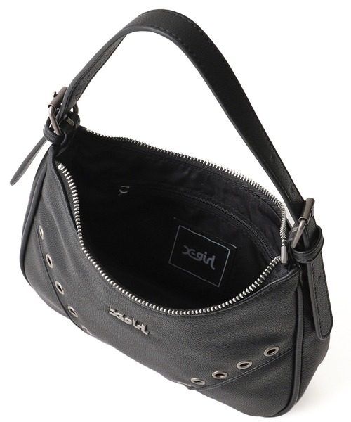 X-girl（エックスガール）の「EYELET FAUX LEATHER HAND BAG（ハンドバッグ・レディース・シルバー/ゴールド・ONE SIZE）」の7枚目の写真