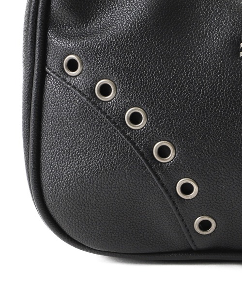 X-girl（エックスガール）の「EYELET FAUX LEATHER HAND BAG（ハンドバッグ・レディース・シルバー/ゴールド・ONE SIZE）」の12枚目の写真