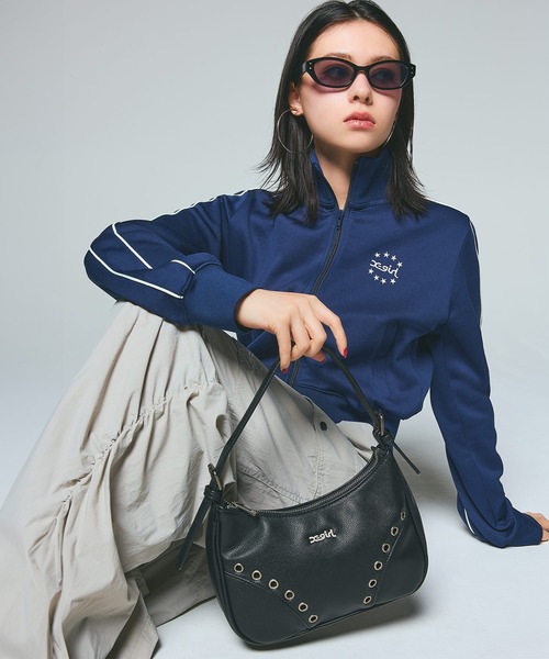 X-girl（エックスガール）の「EYELET FAUX LEATHER HAND BAG（ハンドバッグ・レディース・シルバー/ゴールド・ONE SIZE）」の14枚目の写真