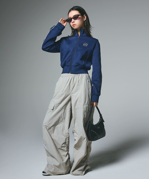 X-girl（エックスガール）の「EYELET FAUX LEATHER HAND BAG（ハンドバッグ・レディース・シルバー/ゴールド・ONE SIZE）」の13枚目の写真