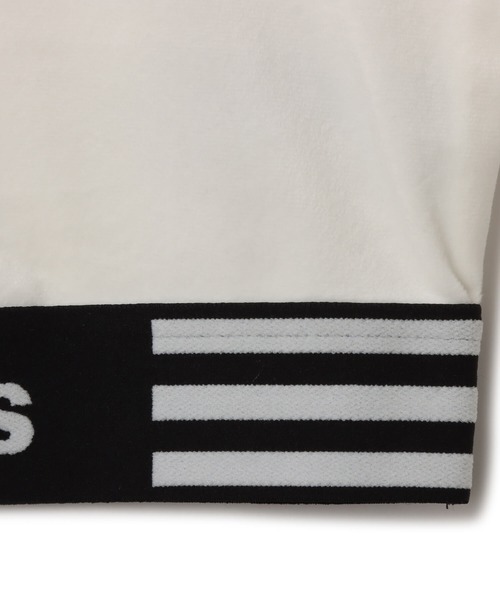 adidas(アディダス)の「adidas WINTERIZED LS CROP TEE / アディダスウィンターライズド ロングスリーブ クロップ ティー(Tシャツ/カットソー・レディース・ホワイト・L/M/S)」の6枚目の写真