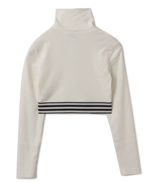 adidas(アディダス)の「adidas WINTERIZED LS CROP TEE / アディダスウィンターライズド ロングスリーブ クロップ ティー(Tシャツ/カットソー・レディース・ホワイト・L/M/S)」の7枚目の写真