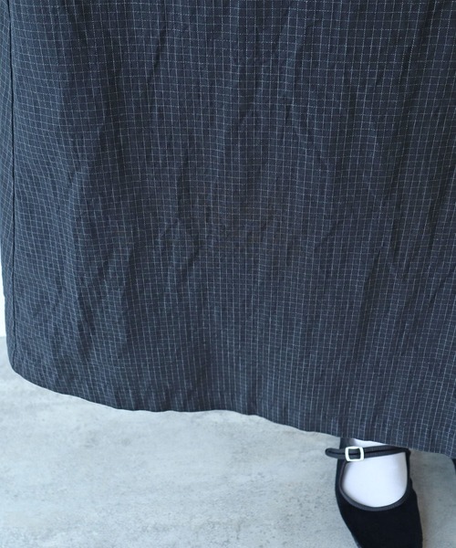 bulle de savon(ビュルデサボン)の「△ナチュラルリップルボイル シャツワンピース(ワンピース・レディース・ブラック/アイボリー/ホワイト・FREE)」の17枚目の写真