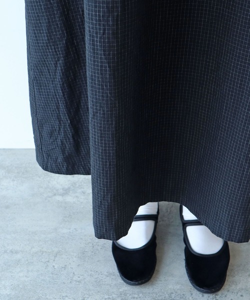 bulle de savon(ビュルデサボン)の「△ナチュラルリップルボイル シャツワンピース(ワンピース・レディース・ブラック/アイボリー/ホワイト・FREE)」の16枚目の写真