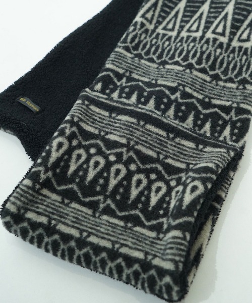 EGO TRIPPING(エゴトリッピング)の「mko12939-DUALWOOL マフラー(マフラー・メンズ・グレー/ブラック・FREE)」の5枚目の写真