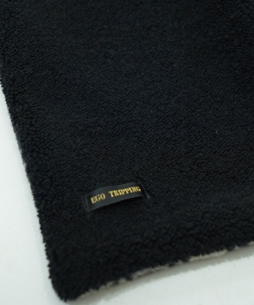 EGO TRIPPING(エゴトリッピング)の「mko12939-DUALWOOL マフラー(マフラー・メンズ・グレー/ブラック・FREE)」の7枚目の写真