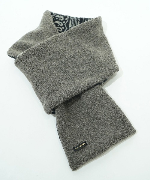 EGO TRIPPING(エゴトリッピング)の「mko12939-DUALWOOL マフラー(マフラー・メンズ・グレー/ブラック・FREE)」の9枚目の写真