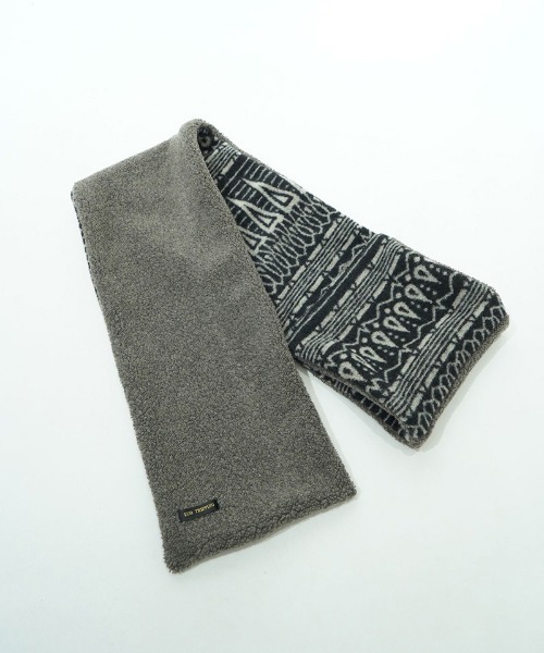 EGO TRIPPING(エゴトリッピング)の「mko12939-DUALWOOL マフラー(マフラー・メンズ・グレー/ブラック・FREE)」の10枚目の写真