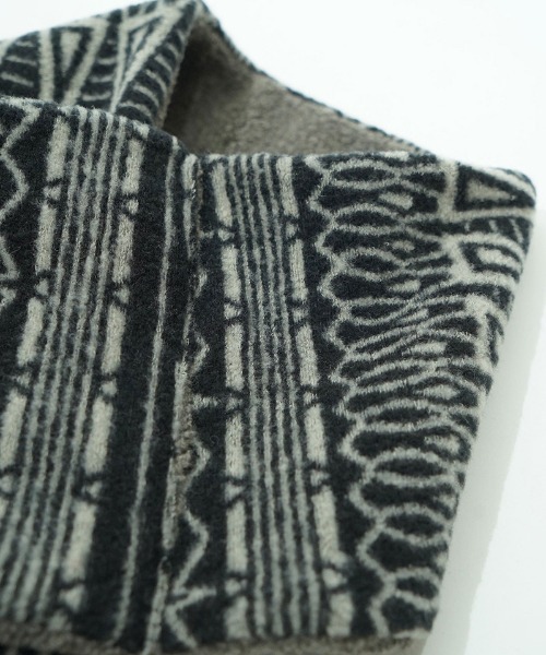 EGO TRIPPING(エゴトリッピング)の「mko12939-DUALWOOL マフラー(マフラー・メンズ・グレー/ブラック・FREE)」の11枚目の写真