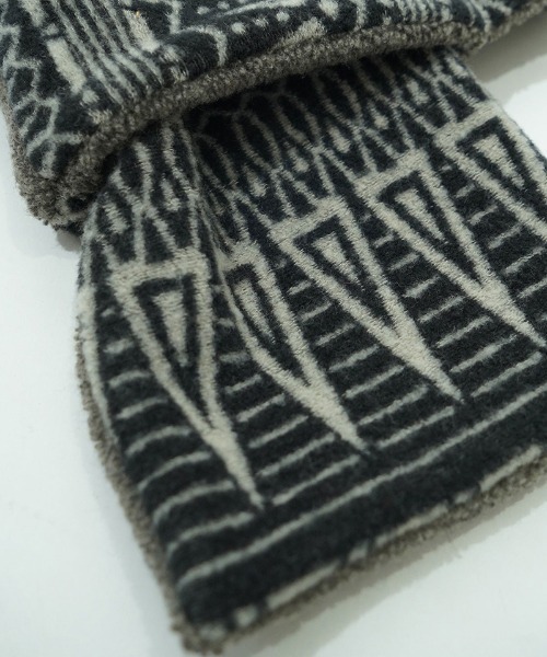 EGO TRIPPING(エゴトリッピング)の「mko12939-DUALWOOL マフラー(マフラー・メンズ・グレー/ブラック・FREE)」の12枚目の写真