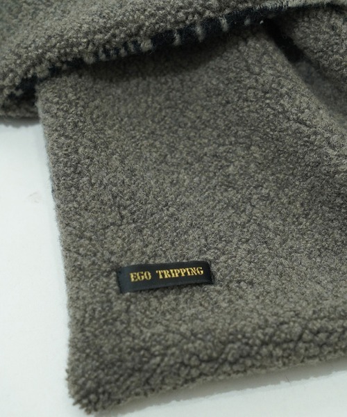 EGO TRIPPING(エゴトリッピング)の「mko12939-DUALWOOL マフラー(マフラー・メンズ・グレー/ブラック・FREE)」の13枚目の写真
