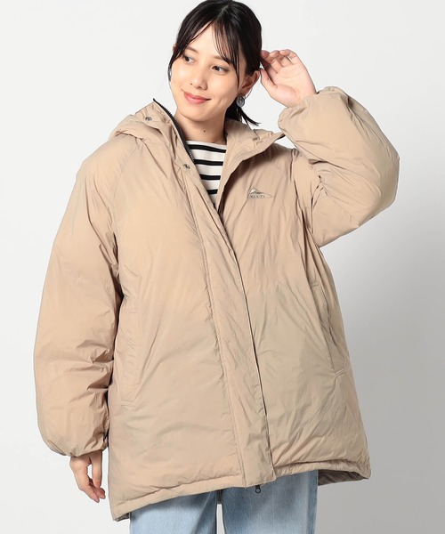 KELTY（ケルティ）の「【KELTY】グランドパーク別注　撥水　機能中綿ブルゾン（その他アウター・レディース・ベージュ/ブラック/ダークブルー・FREE）」の2枚目の写真