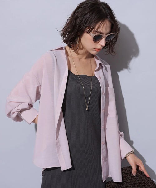 Iラインタイトニットワンピース