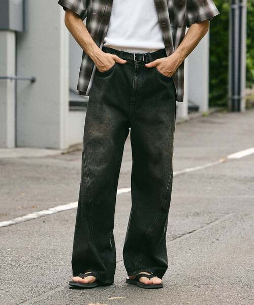 JOURNAL STANDARD（ジャーナルスタンダード）の「キャノン デニム 5ポケット パンツ（デニムパンツ・メンズ・ブラック系その他/ブルー系その他/コバルトブルー・SMALL/MEDIUM/LARGE）」の2枚目の写真