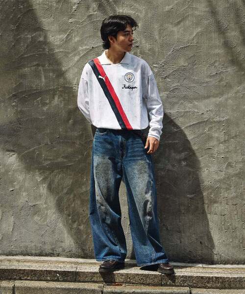 JOURNAL STANDARD（ジャーナルスタンダード）の「キャノン デニム 5ポケット パンツ（デニムパンツ・メンズ・ブラック系その他/ブルー系その他/コバルトブルー・SMALL/MEDIUM/LARGE）」の14枚目の写真