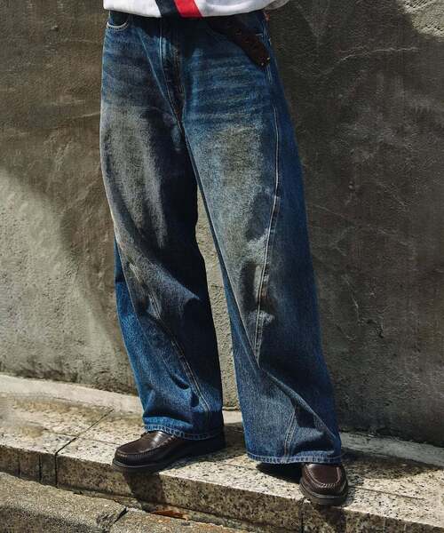 JOURNAL STANDARD（ジャーナルスタンダード）の「キャノン デニム 5ポケット パンツ（デニムパンツ・メンズ・ブラック系その他/ブルー系その他/コバルトブルー・SMALL/MEDIUM/LARGE）」の15枚目の写真