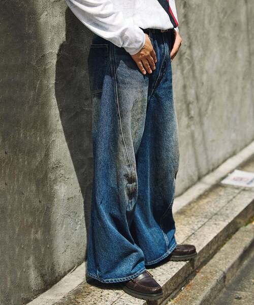 JOURNAL STANDARD（ジャーナルスタンダード）の「キャノン デニム 5ポケット パンツ（デニムパンツ・メンズ・ブラック系その他/ブルー系その他/コバルトブルー・SMALL/MEDIUM/LARGE）」の16枚目の写真