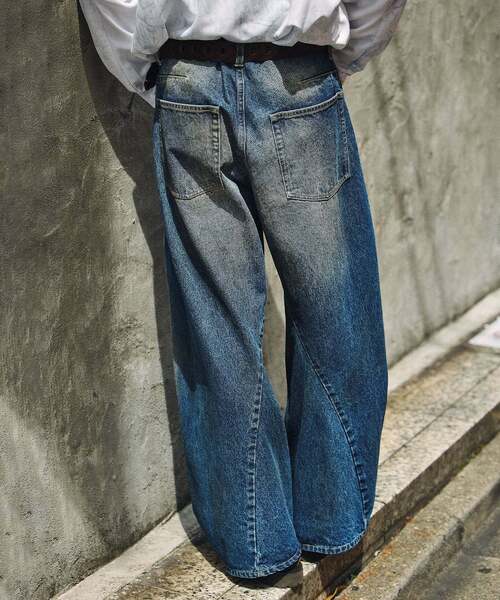 JOURNAL STANDARD（ジャーナルスタンダード）の「キャノン デニム 5ポケット パンツ（デニムパンツ・メンズ・ブラック系その他/ブルー系その他/コバルトブルー・SMALL/MEDIUM/LARGE）」の17枚目の写真