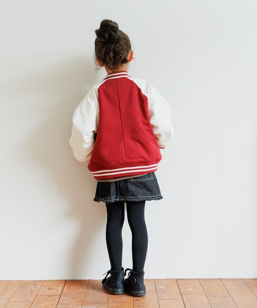 MAKE YOUR DAY（メイクユアデイ）の「アワードジャケット■80～140cm（ブルゾン・キッズ・チャコールグレー/レッド・120/110/100/90/140/130/80）」の22枚目の写真