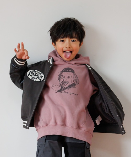 MAKE YOUR DAY（メイクユアデイ）の「アワードジャケット■80～140cm（ブルゾン・キッズ・チャコールグレー/レッド・120/110/100/90/140/130/80）」の18枚目の写真