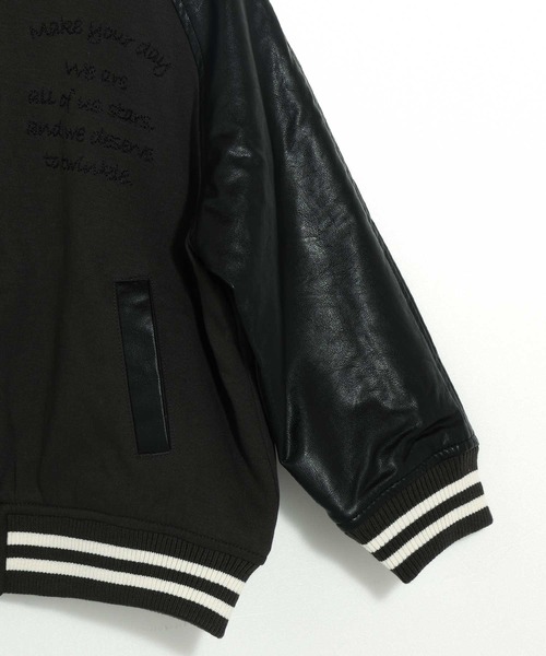 MAKE YOUR DAY（メイクユアデイ）の「アワードジャケット■80～140cm（ブルゾン・キッズ・チャコールグレー/レッド・120/110/100/90/140/130/80）」の3枚目の写真