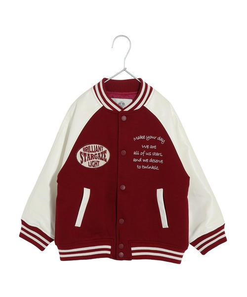 MAKE YOUR DAY（メイクユアデイ）の「アワードジャケット■80～140cm（ブルゾン・キッズ・チャコールグレー/レッド・120/110/100/90/140/130/80）」の15枚目の写真
