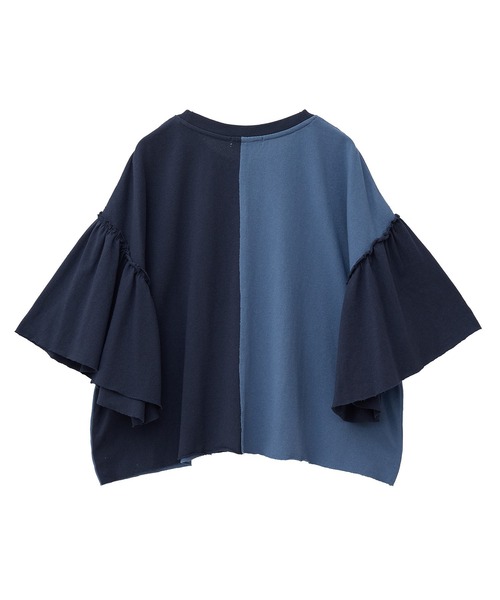 セール】スティッチ/リメイク風ドッキングTシャツ（Tシャツ