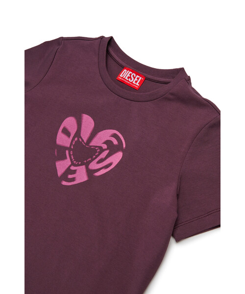 DIESEL(ディーゼル)の「キッズ Tシャツ TIPRID(Tシャツ/カットソー・キッズ・ホワイト/パープル系その他/ブラック・10Y/12Y/14Y/4Y/8Y/6Y)」の5枚目の写真