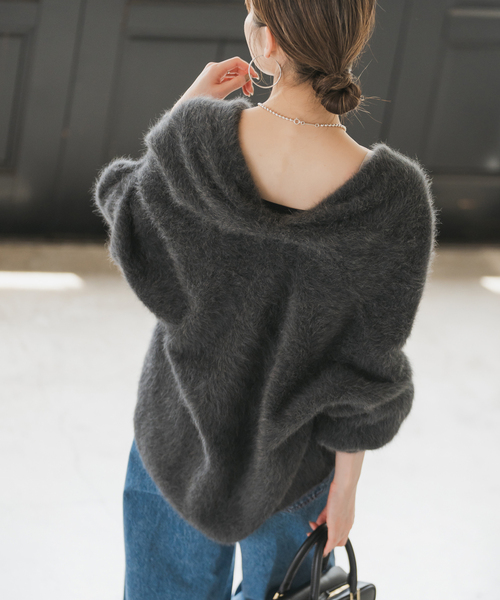 FOX/Caファーニットカーディガン（カーディガン/ボレロ）｜NOBLE