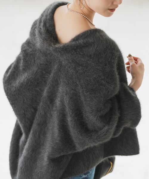 FOX/Caファーニットカーディガン（カーディガン/ボレロ）｜NOBLE