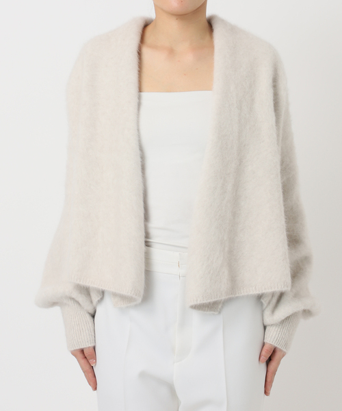 Noble（ノーブル）の「FOX/Caファーニットカーディガン（カーディガン