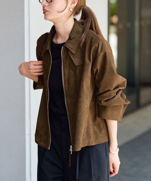 ジャケット・アウター Ameri STAND COLLAR SCARF COAT Ameri（アメリ