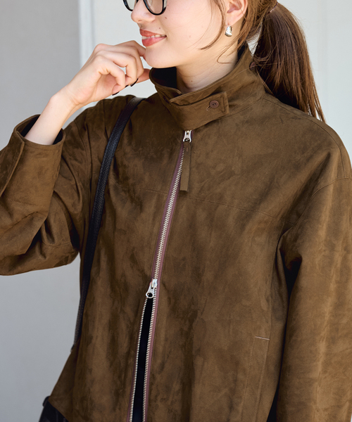 ≪追加≫フェイクスエードブルゾン（その他アウター）｜FRAMeWORK
