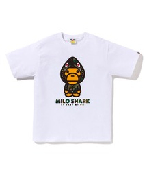 A BATHING APE(AxCVOGCv)1ST CAMO MILO SHARK FZH TEE(TVc/Jbg\[)