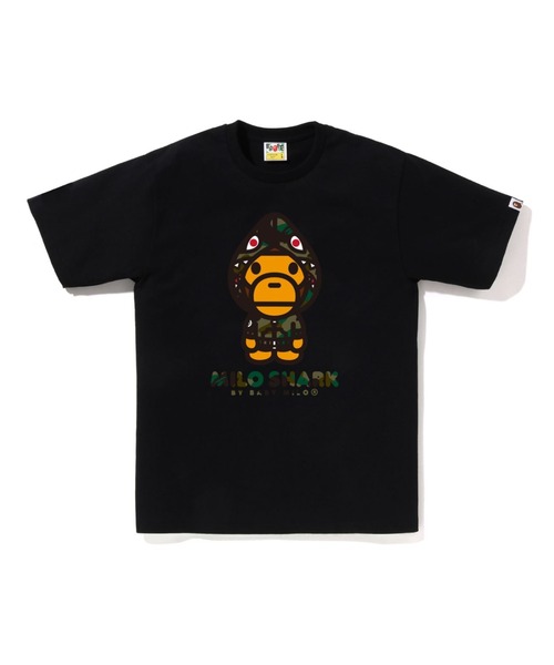 BABY MILO ア ベイシング　エイプ マルチカモ カモ 長袖 Tシャツ A BATHING APE® Abc Camo Milo on Ape Head Ls Tee | Bape