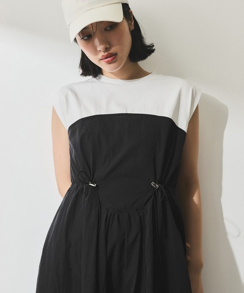 ADAM ET ROPE' FEMME ベアレイヤードワンピース　アダムエロペ 楽天市場】【SALE／30%OFF】【サステナブル・洗える】ベア