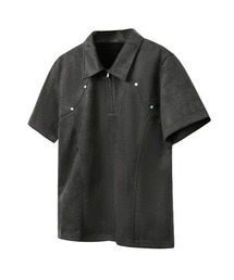 Theater code（シアターコード）の「Half Zip Polo Shirt/ハーフジップポロシャツ（ポロシャツ）」