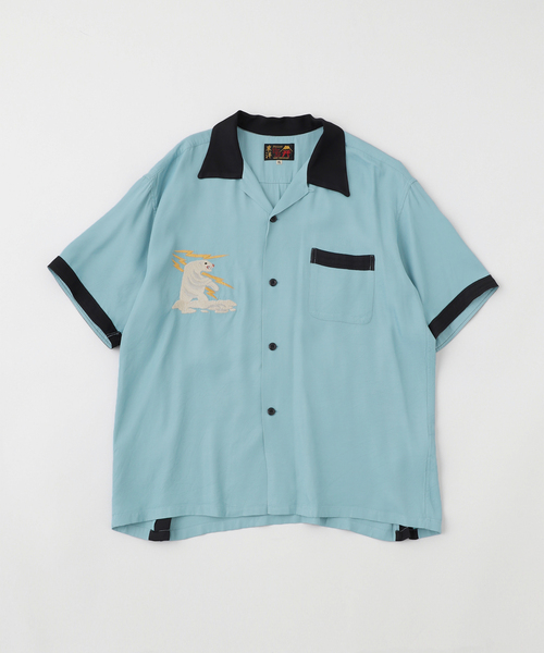 TAILOR TOYO(テーラートウヨウ)の「TAILOR TOYO / テーラー東洋 SUKA SHIIRT "ALASKAN EAGLE"(シャツ/ブラウス・メンズ・ライトブルー・SMALL/MEDIUM/LARGE/X-LARGE)」の1枚目の写真