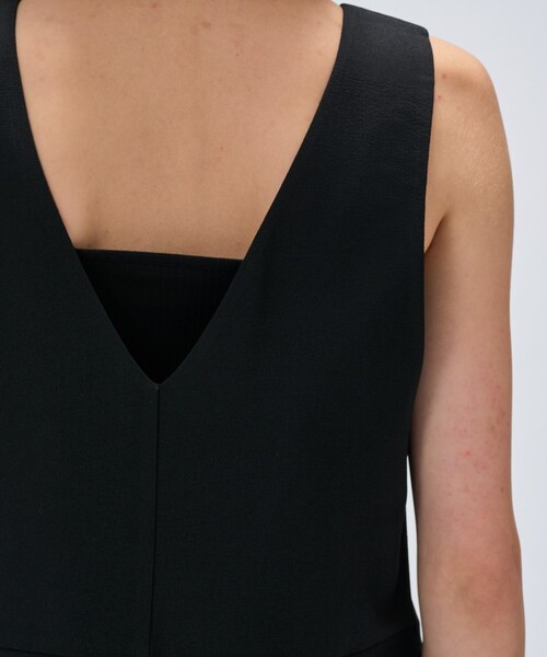 cloenc（クロエンス）の「【手洗い可】キーネックオーバーサロペット（サロペット/オーバーオール・レディース・ブラック/ブラウン系その他・02）」の10枚目の写真