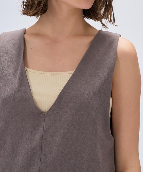cloenc（クロエンス）の「【手洗い可】キーネックオーバーサロペット（サロペット/オーバーオール・レディース・ブラック/ブラウン系その他・02）」の20枚目の写真
